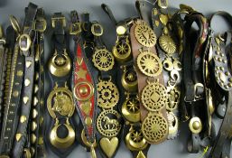 SHIRE/HEAVY HORSE BRASSWARE including good antique and later martingales and harness ware, multi-