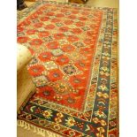 A LARGE EASTERN TUFTED WEAVE CARPET
