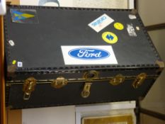 Vintage steamer trunk
