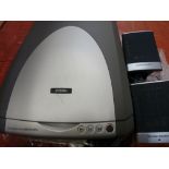 Epson Perfection 2480 photo scanner and Harmon/Kardon small speakers