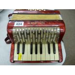 Small Hohner Mignon 1 accordion