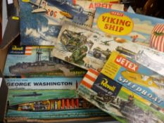 Quantity of Airfix and Revell boxed model kits