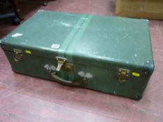 Vintage tin suitcase