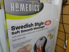 Homedics Swedish style soft/smooth massager etc E/T