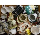 Quantity of ornamental figurines, stationery and commemorative ware