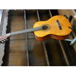 Modern Herald acoustic guitar with stand