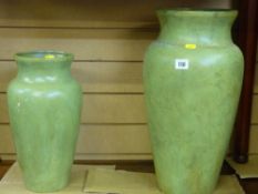 Pair of classically styled pottery vases