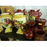 Collection of vintage vases etc