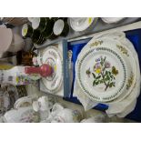 Selection of table and ornamental ware by Portmeirion, Wedgwood, Aynsley etc