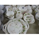 Collection of mainly Wedgwood ornamental china, 'Campion', 'Wild Strawberry' and other patterns