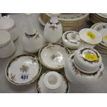 Collection of Wedgwood 'Osborne' trinket ware