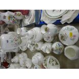 Collection of ornamental Aynsley china, mostly 'Wild Tudor'