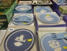 Collection of boxed Wedgwood Jasperware plates