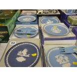 Collection of boxed Wedgwood Jasperware plates