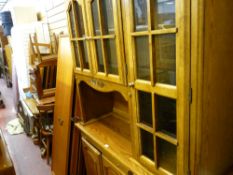 Cottage style dresser with three base cupboard doors