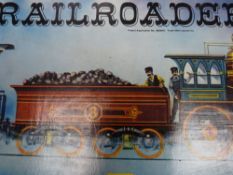 Boxed vintage board game 'Waddington's Rail Roader'