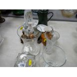 Quantity of glassware, china and decorative items including Aynsley 'Wild Tudor' etc