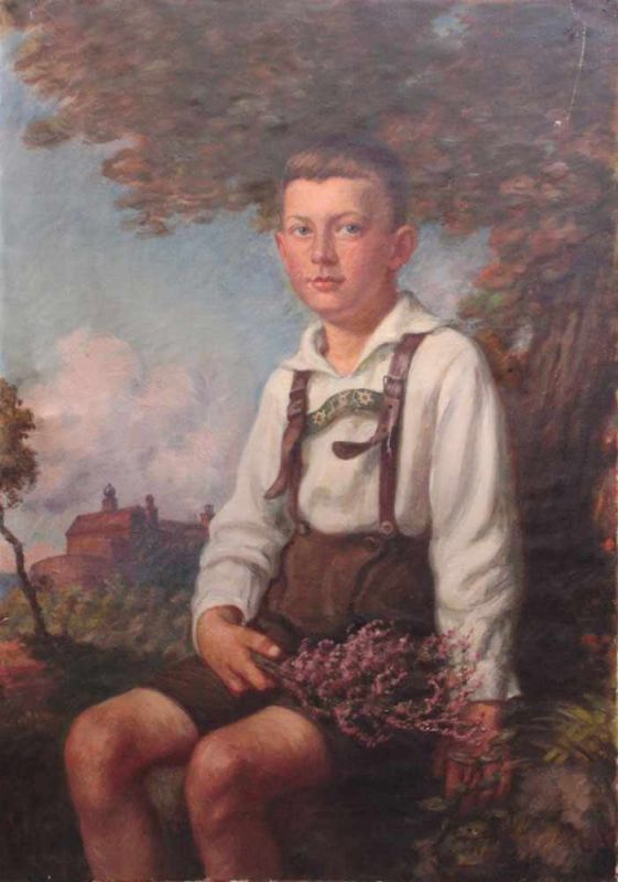 Weiß, Michel. Kulmbach 1867 - 1951 ebenda.Portrait von Otto Zeitler, Malzfabrik Johann Zeitler in