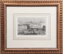 Kupferstich, 18. Jh.A View of Florence on the River Arno the Capital of Tuscany in Italy. Mack Jo.