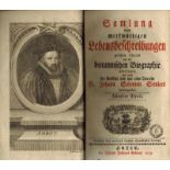 Semler, Johann Salomon.Sammlung von merkwürdigen Lebensbeschreibungen größten Theils aus der