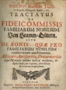 Knipschildt Philipp.Tractatus De Fidei Commissis und Index Rerum et Verborum in Tractatu De