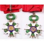 Frankreich. Orden der Ehrenlegion - Ordre de la Légion d'Honneur. Kommandeurkreuz.Silber,