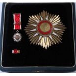 Mai-Orden für Verdienste - Orden de Mayo al Mérito - Argentinien. Großkreuzstern. Silber,vergoldet