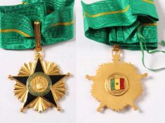 Senegal. Verdienstorden - Ordre du Mérite.Komtur. Silber, vergoldet und emailliert. Anfertigung