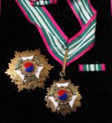 Korea. Orden für Hervorragende Diplomatische Verdienste.Set der 2. Klasse. Silber, vergoldet und