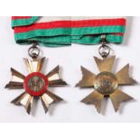 Madagaskar. Nationalorden.Kommandeurs-Dekoration. Silber, vergoldet und emailliert. Ordensband im