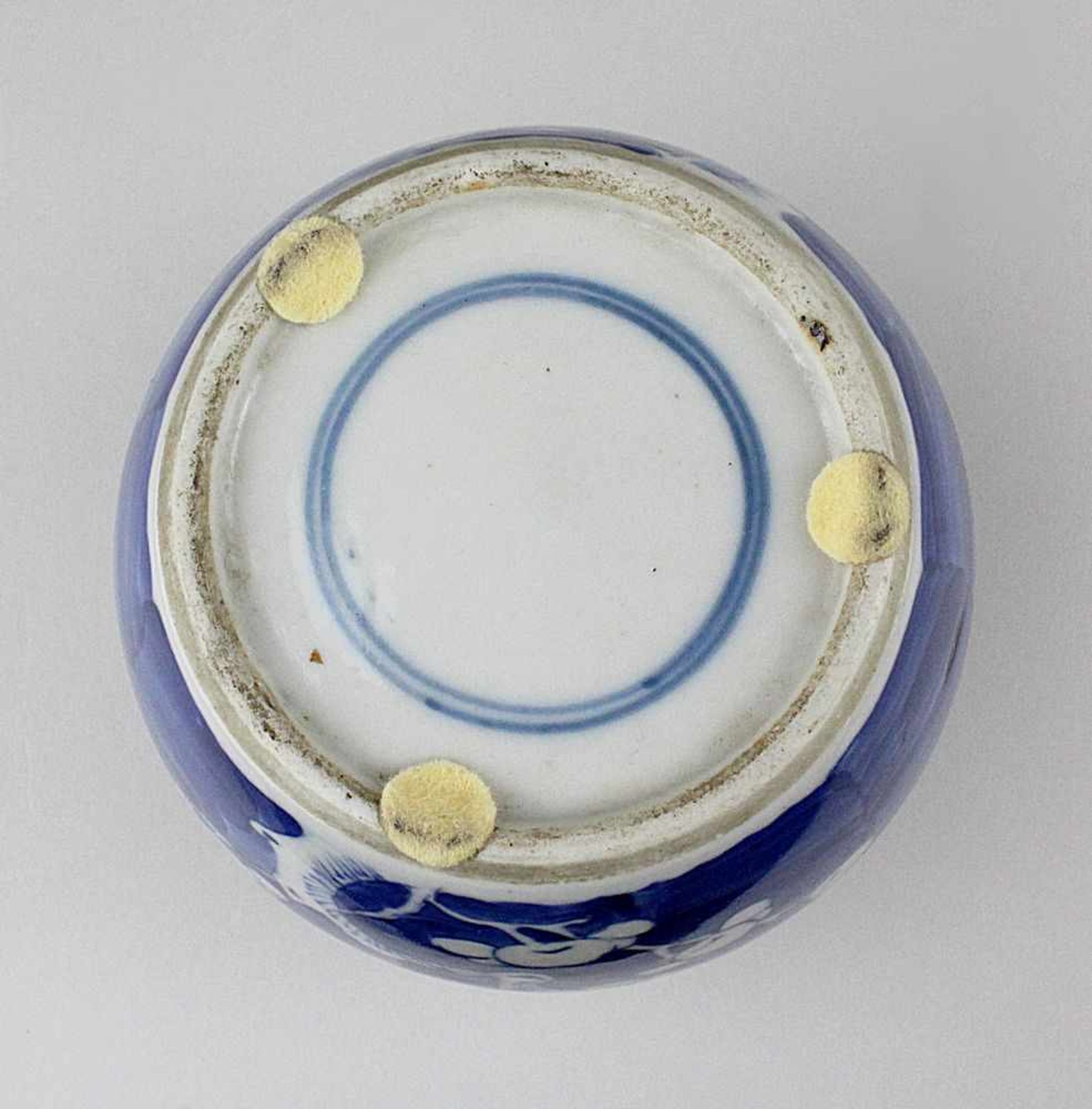 Schultertopf, China Kangxi 1654 - 1722. Porzellan mit blau unterglasur gemaltem Dekor von - Image 4 of 4