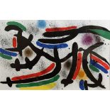 Joan, Miro (1893-1983), Ohne Titel - Komposition, Farblithographie, WVZ 865, 30,5 x 47,5 cm (