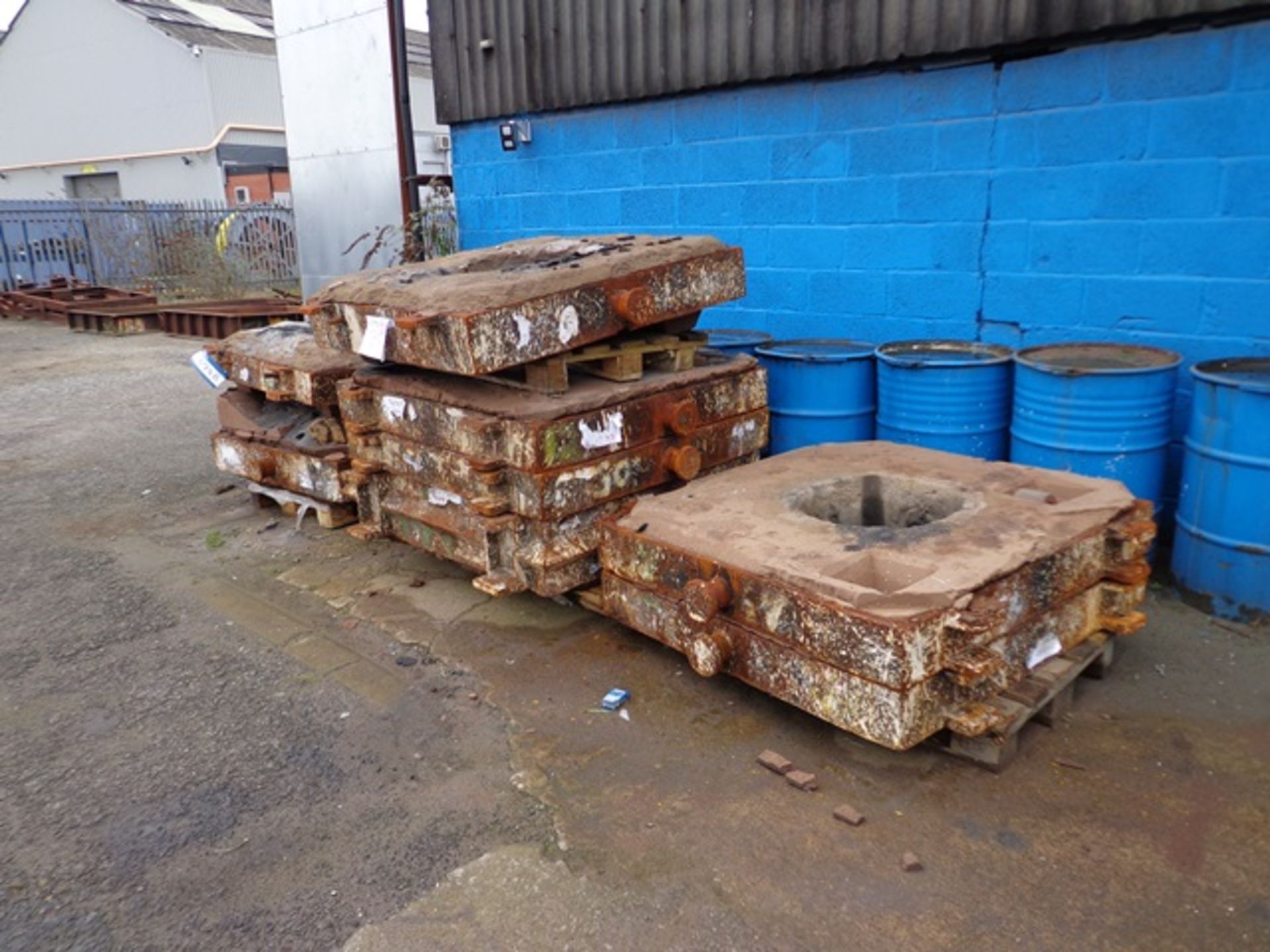 Eight Mould Boxes, 1300 x 1300 x 150mm
