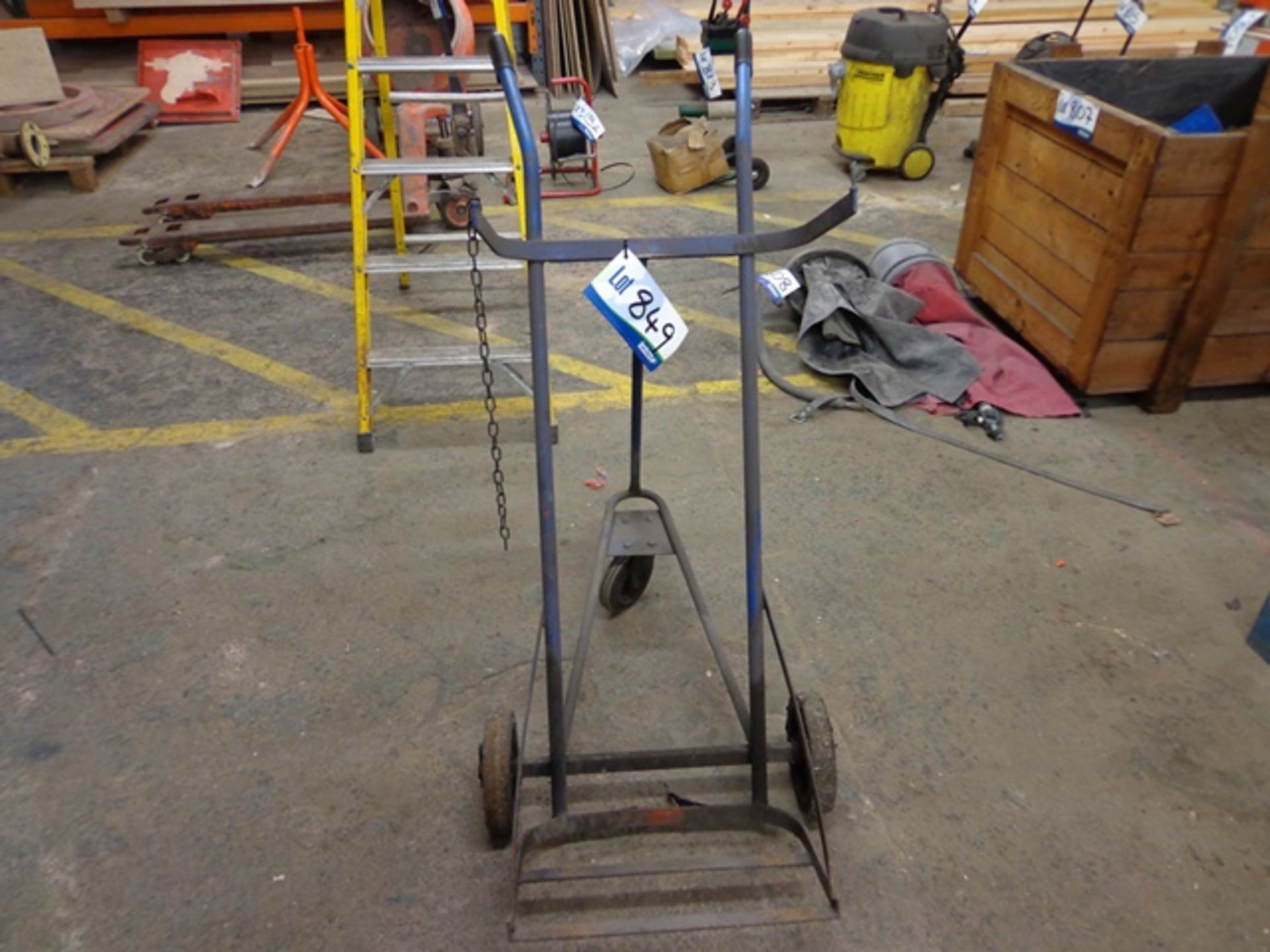 Metal Mobile Gas Bottle Trolley and Metal Mobile S