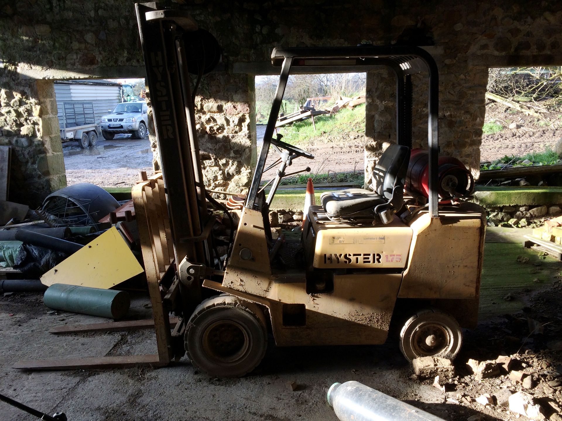 Hyster H1-75XL 175 Gas Forklift Truck - Image 2 of 3