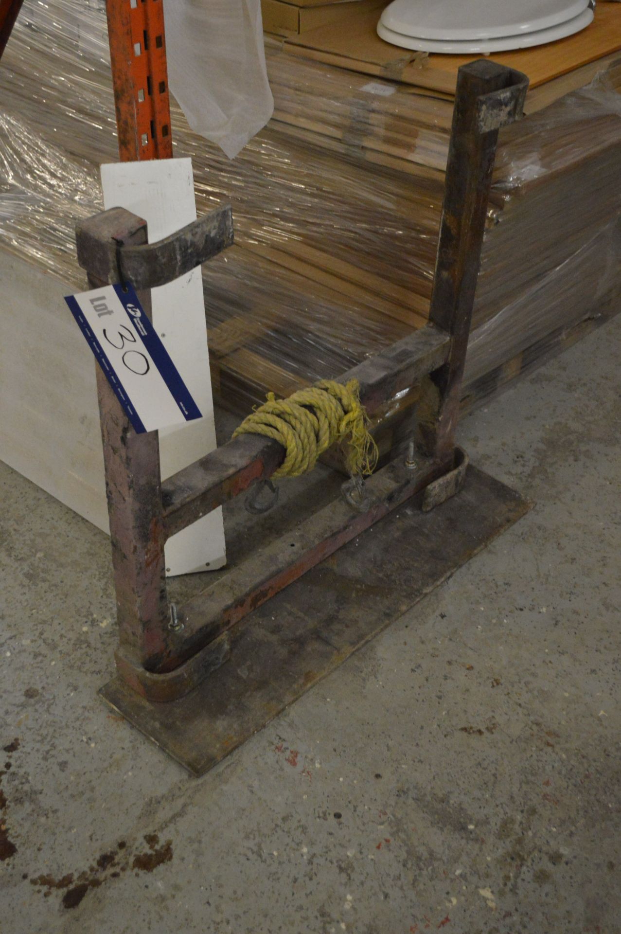 Fork Lift Truck Snow Plough Attachment, (lot located at Unit 3 Glover Centre, Egmont Street,