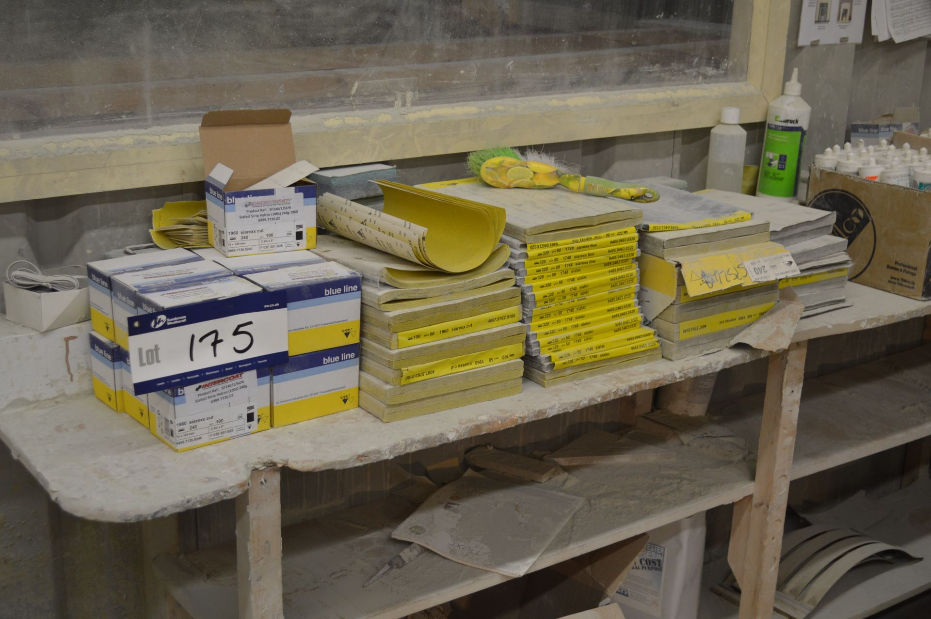 Assorted Sand Papers, as set out (lot located at Unit 3 Glover Centre, Egmont Street, Mossley,