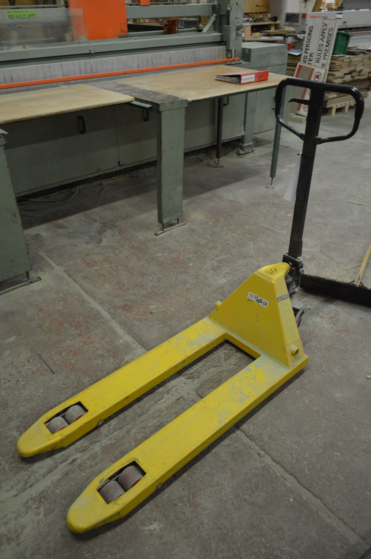 2,500kg cap. Hand Hydraulic Pallet Truck, with 550mm x 1090mm forks (lot located at Vale Mill, - Image 2 of 2