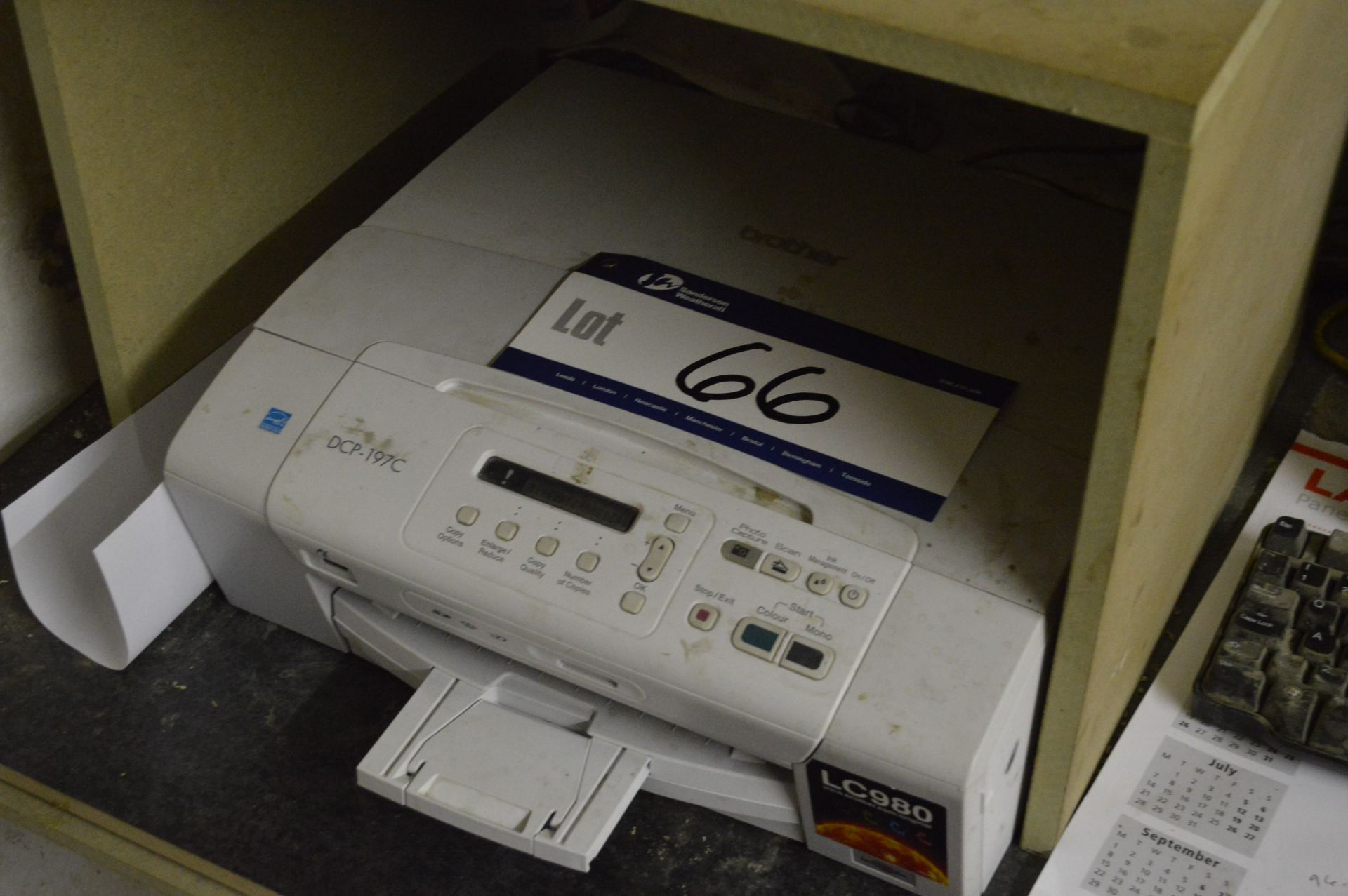 Brother DCP-197C Flat Bed Scanner (lot located at Vale Mill, Micklehurst Road, Mossley, Ashton Under