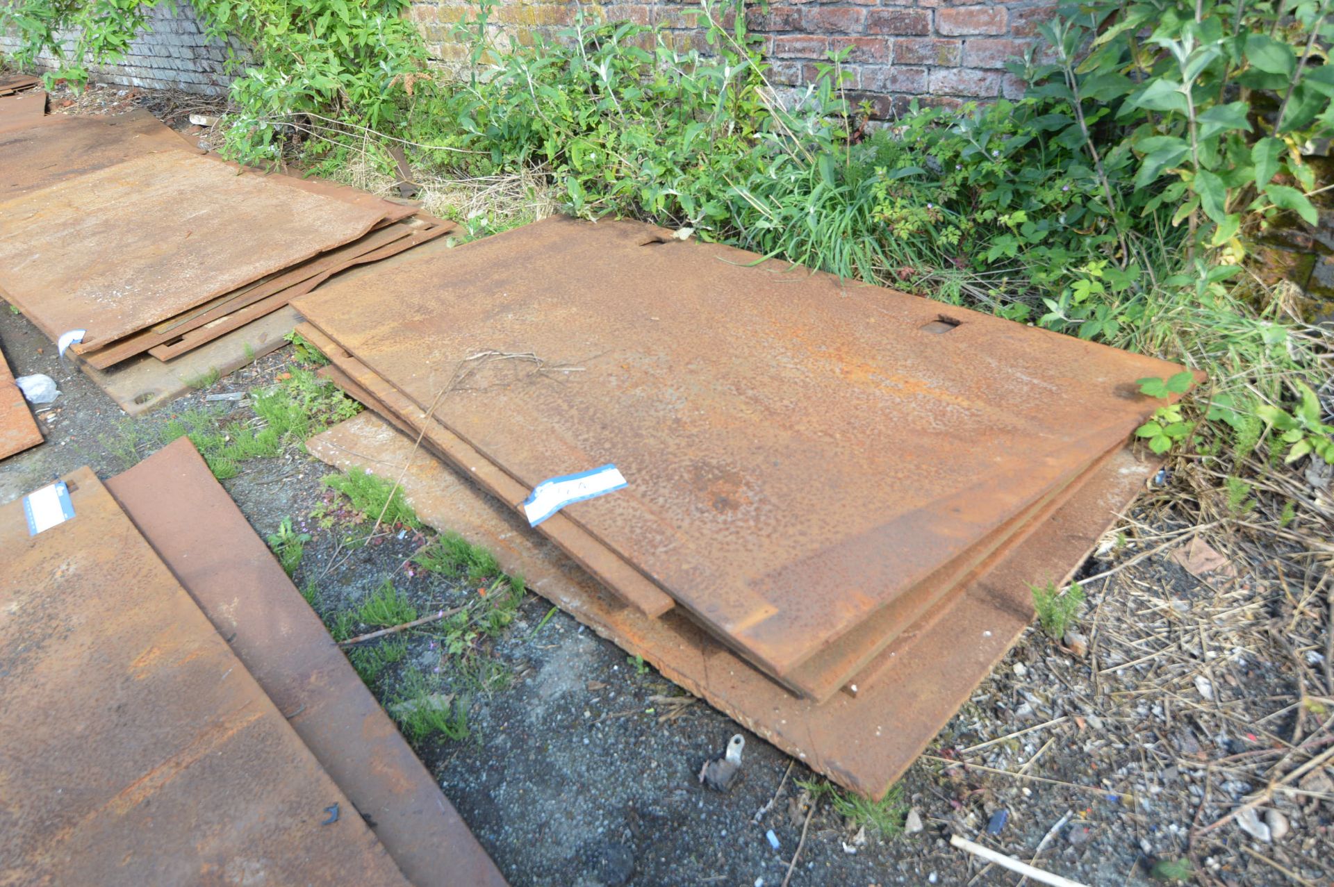 *Five Steel Plates, average size approx. 2.25m x 1.2m (please note the final highest bid on this lot