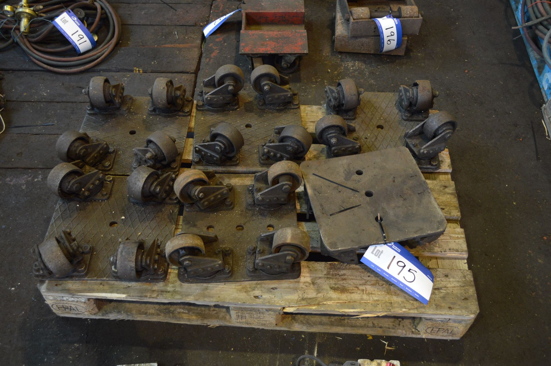 Six Four Wheel Machine Skates, on pallet