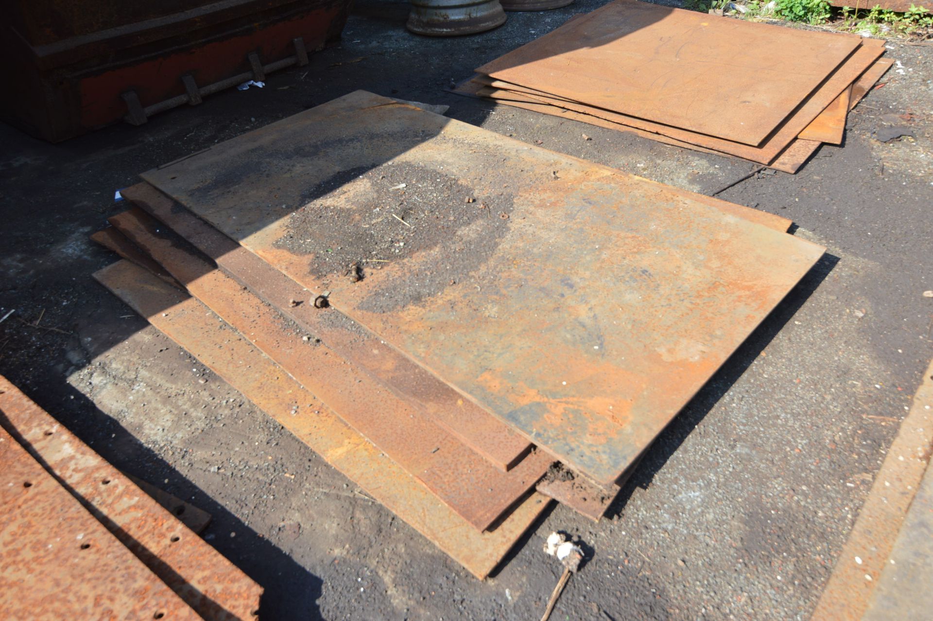 *Five Steel Plates, average size approx. 1.8m x 1.2m (please note the final highest bid on this