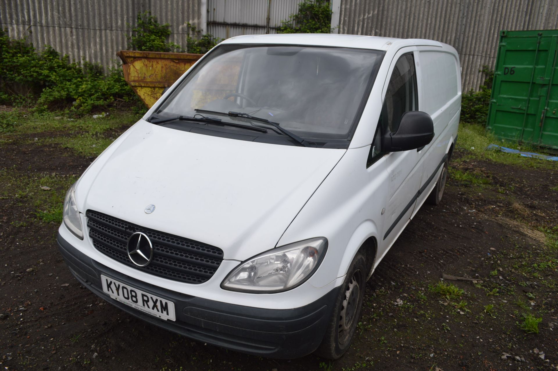 Mercedes VITO 109CDI LONG DIESEL PANEL VAN, registration no. KY08 RXM, date first registered 06/03/