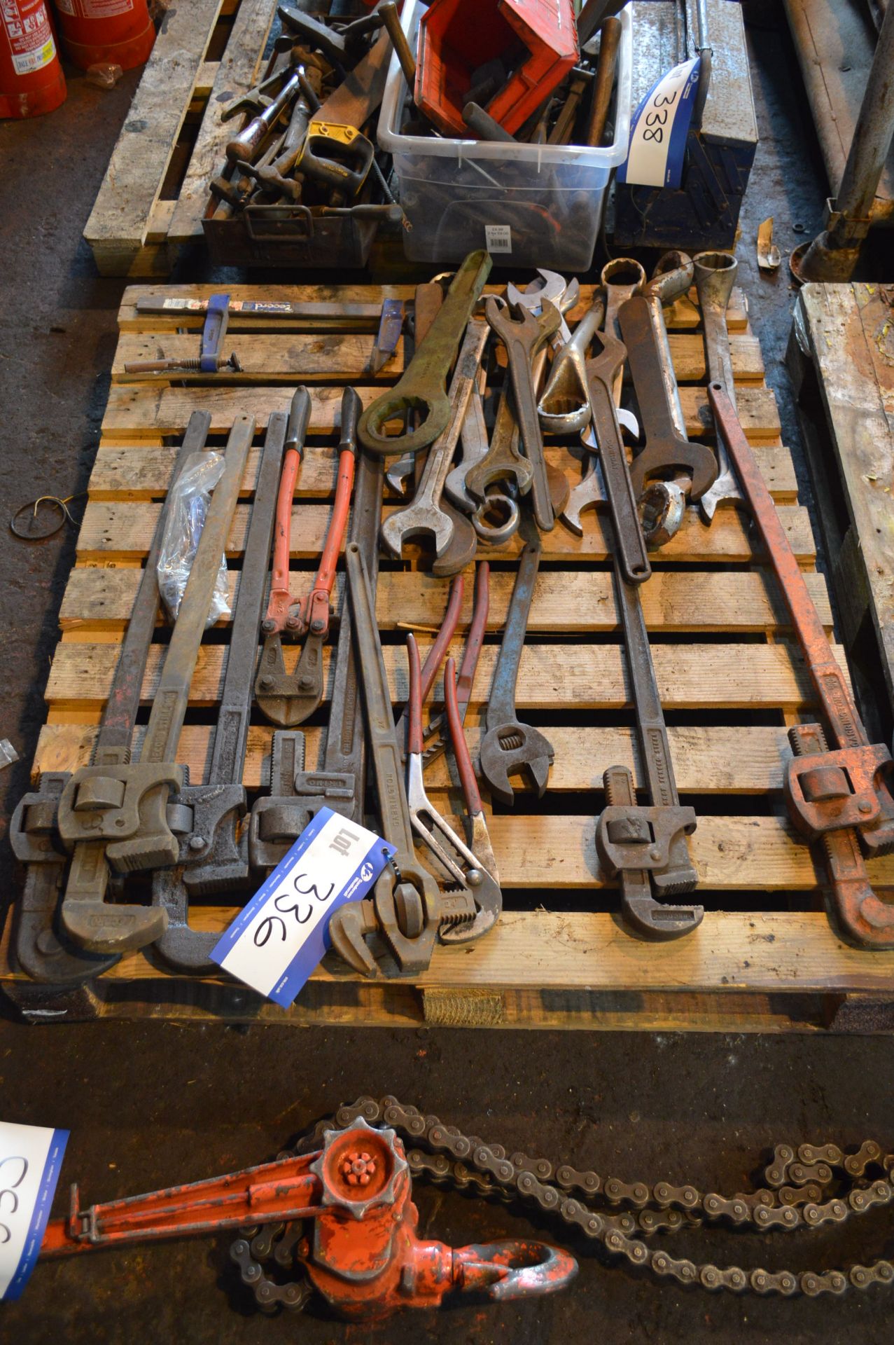 Assorted Hand Tools and Equipment, on pallet