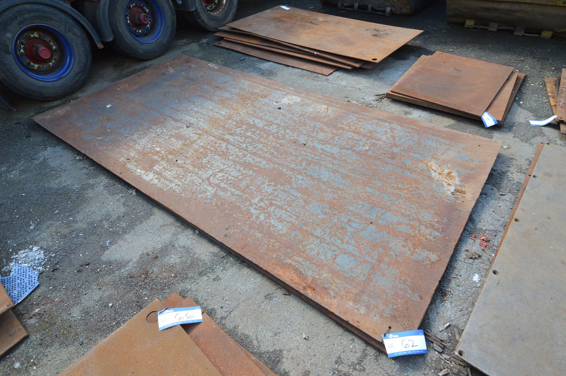 *Two Steel Plates, average size approx. 4m x 2m (please note the final highest bid on this lot