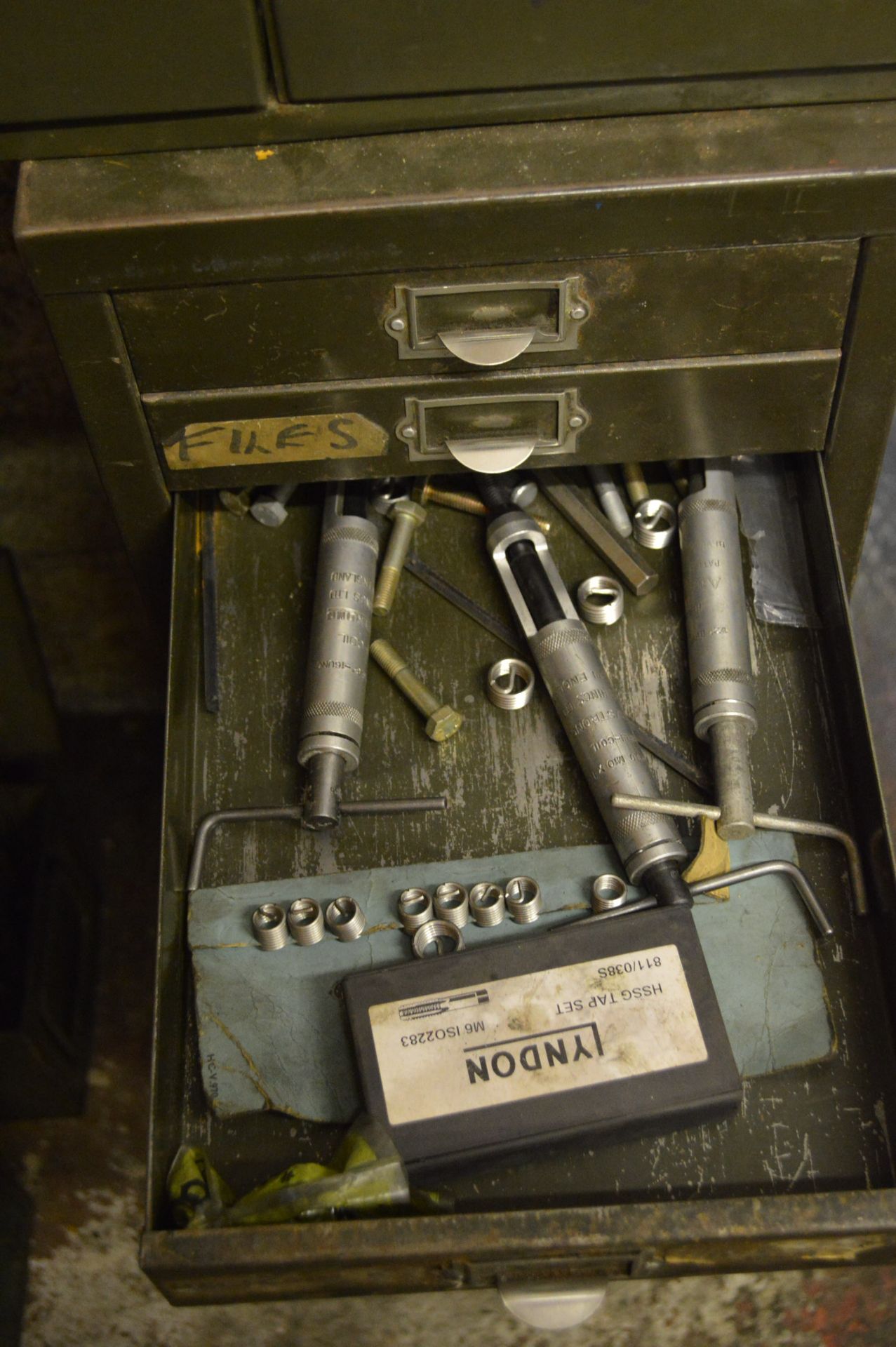 Multi Drawer Steel Cabinet, with contents including taps and equipment - Image 4 of 11