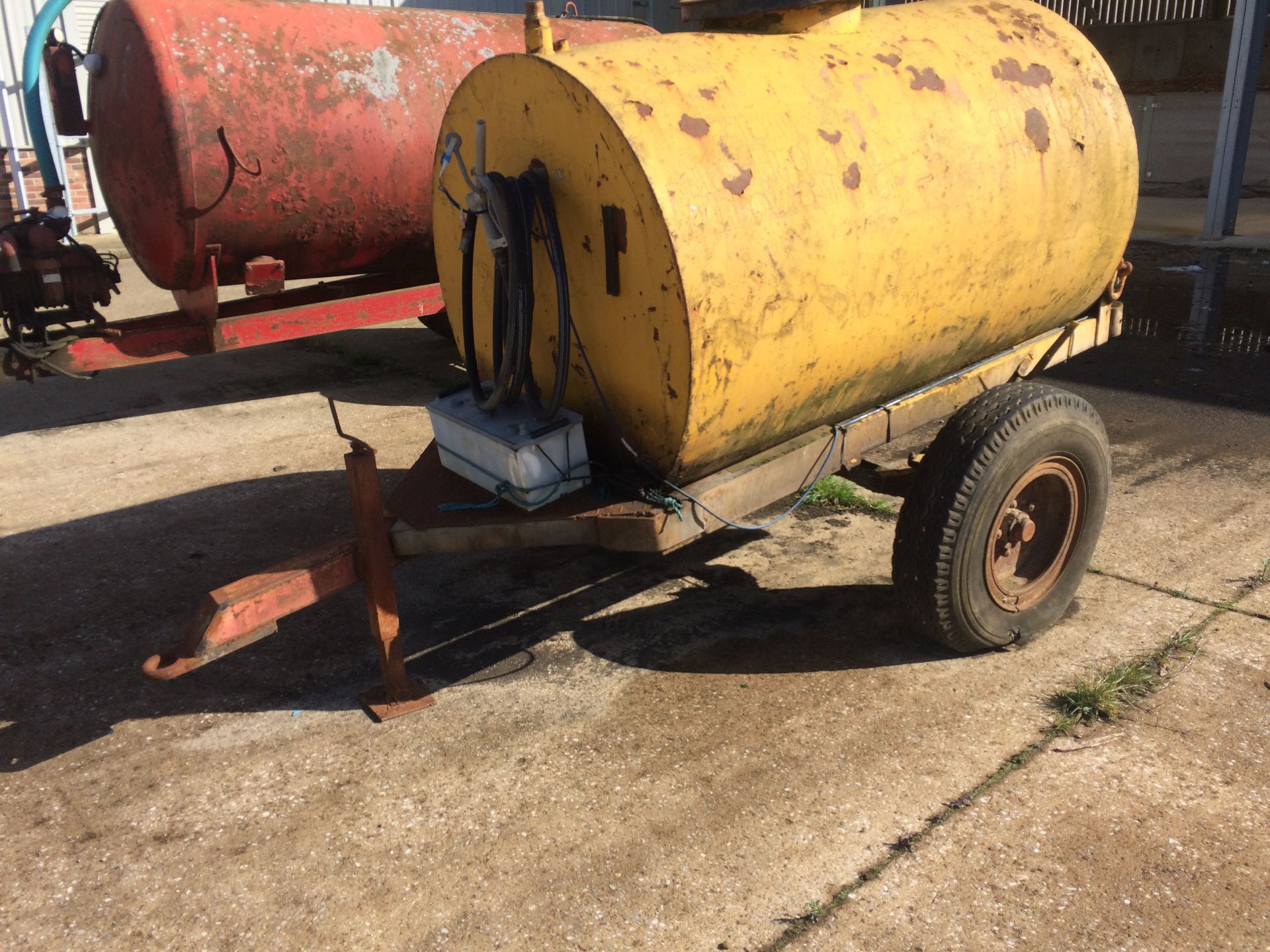 Single Axle Fuel Bowser c/w Delivery Hose & Nozzle