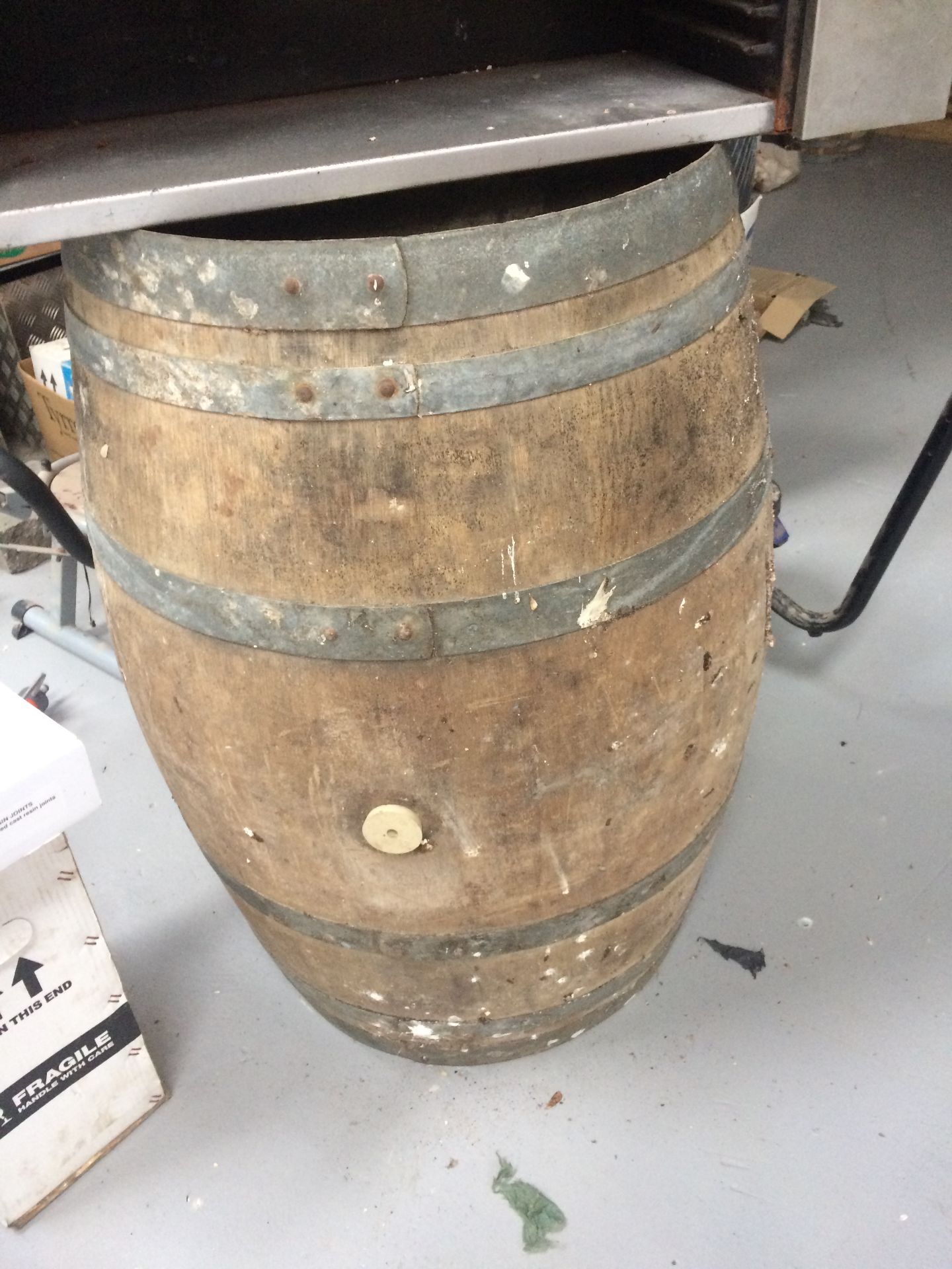 Wooden Wine Barrel (NADALIE BORDEAUX-FRANCE ) 56 x