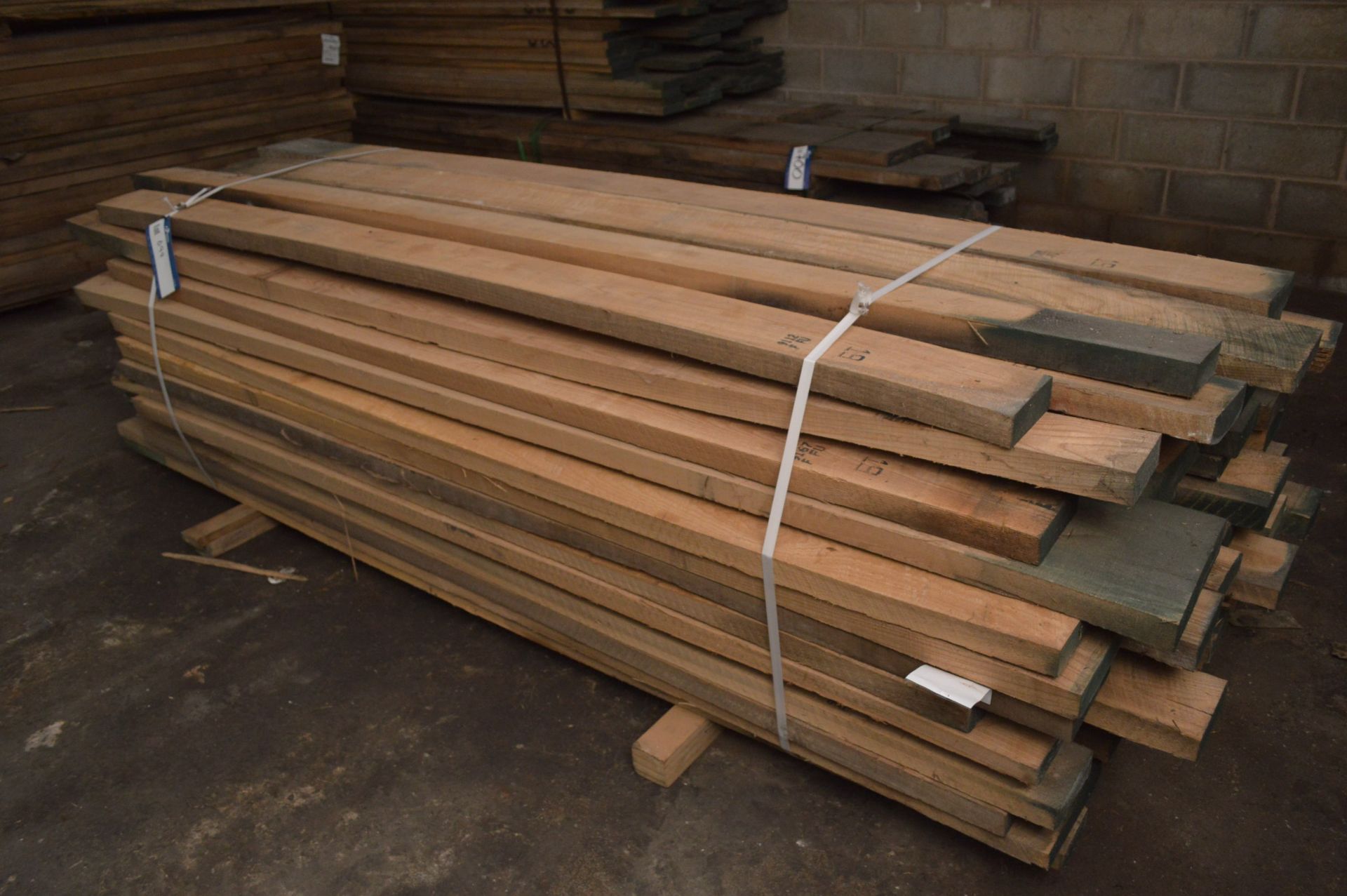 Rough Sawn Elm, (in one stack), each length from 9ft-10ft long - Image 2 of 2