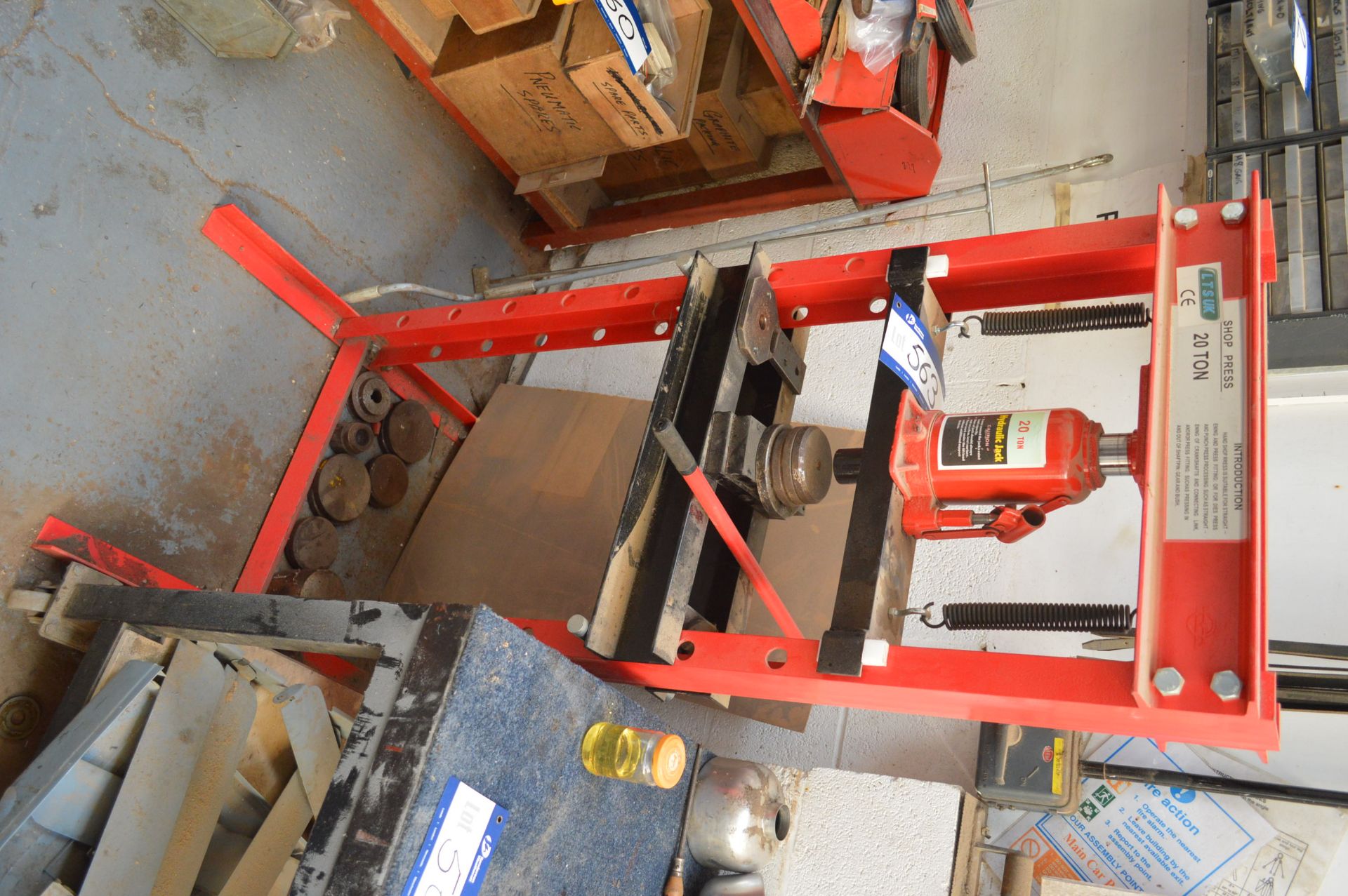 20 Ton Hand Hydraulic Workshop Press